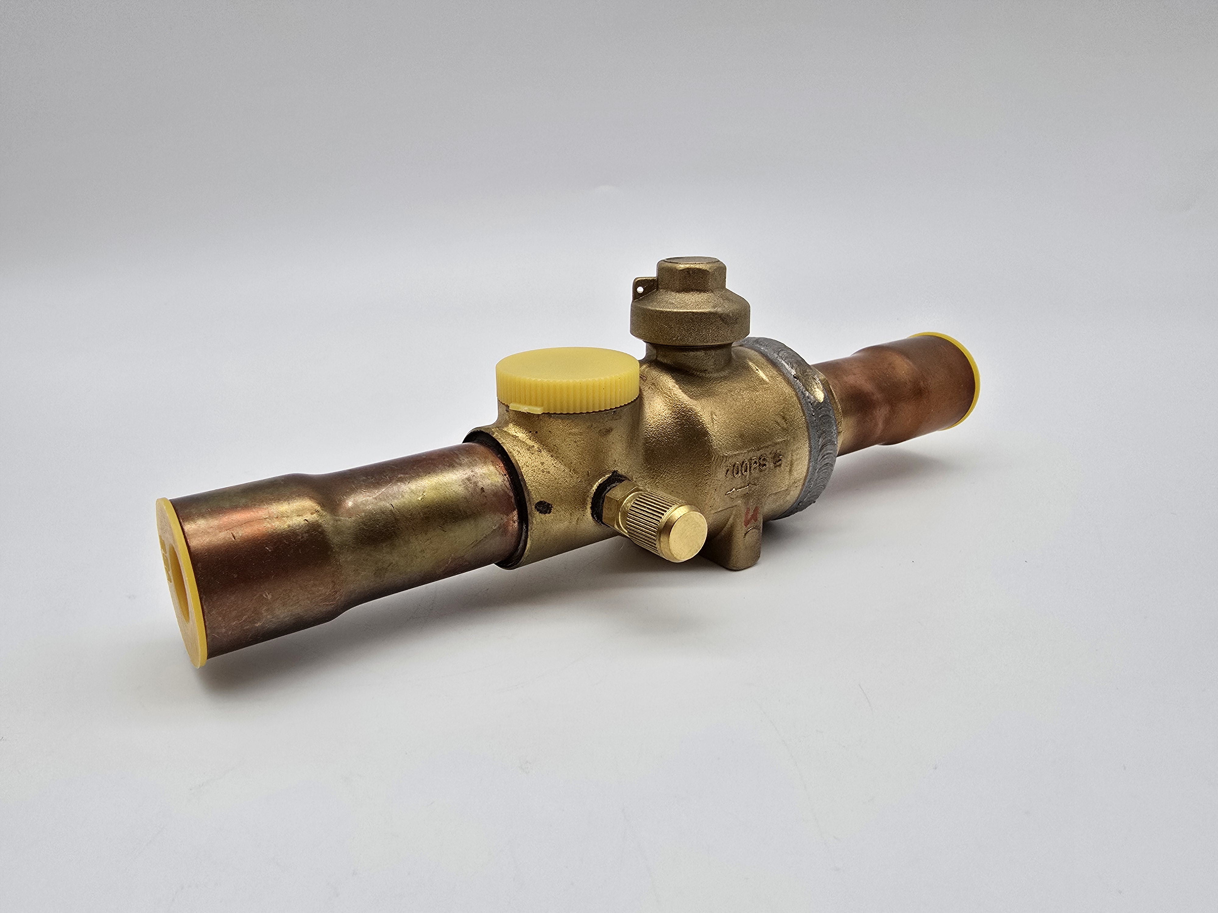 Вентиль шаровой со смотровым стеклом + кл. Шредера, 1.1/8" (28 мм), Henry 937409 SG