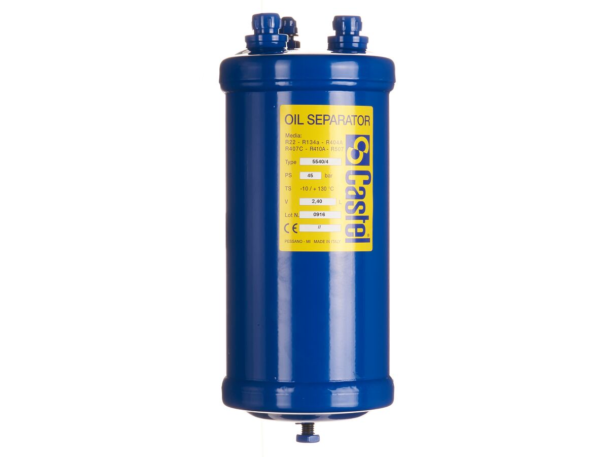 МАСЛООТДЕЛИТЕЛЬ CASTEL, Италия, Oil Separator 1/2" ODS, 3 л. 45 бар, 5540/4