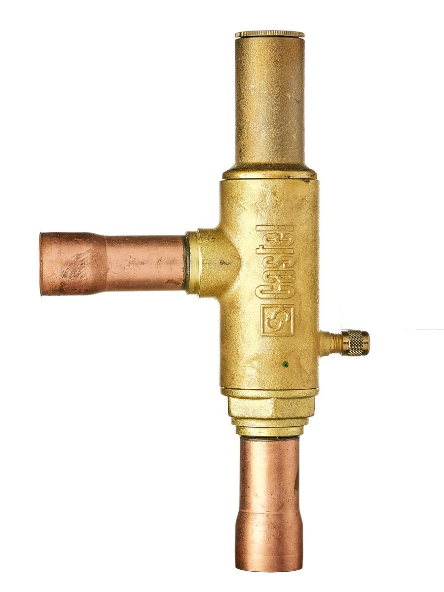 РЕГУЛЯТОР ДАВЛЕНИЯ КИПЕНИЯ (KVP) CASTEL  Evaporating Regulator 7/8"-22 mm ODS, 3335EL/7S