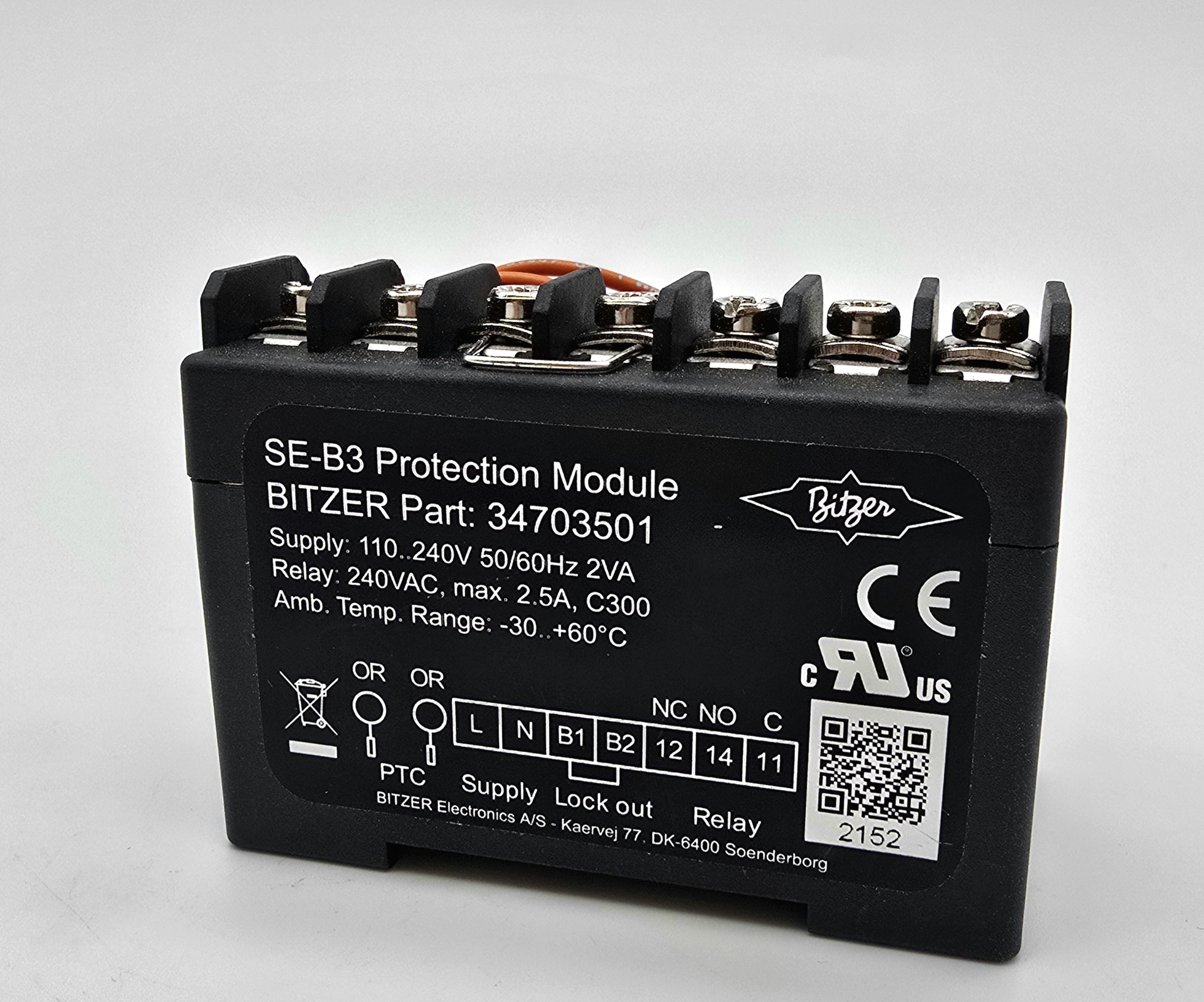 Прибор защиты электродвигателя Bitzer SE-B3 (347035-01, 347035-04)