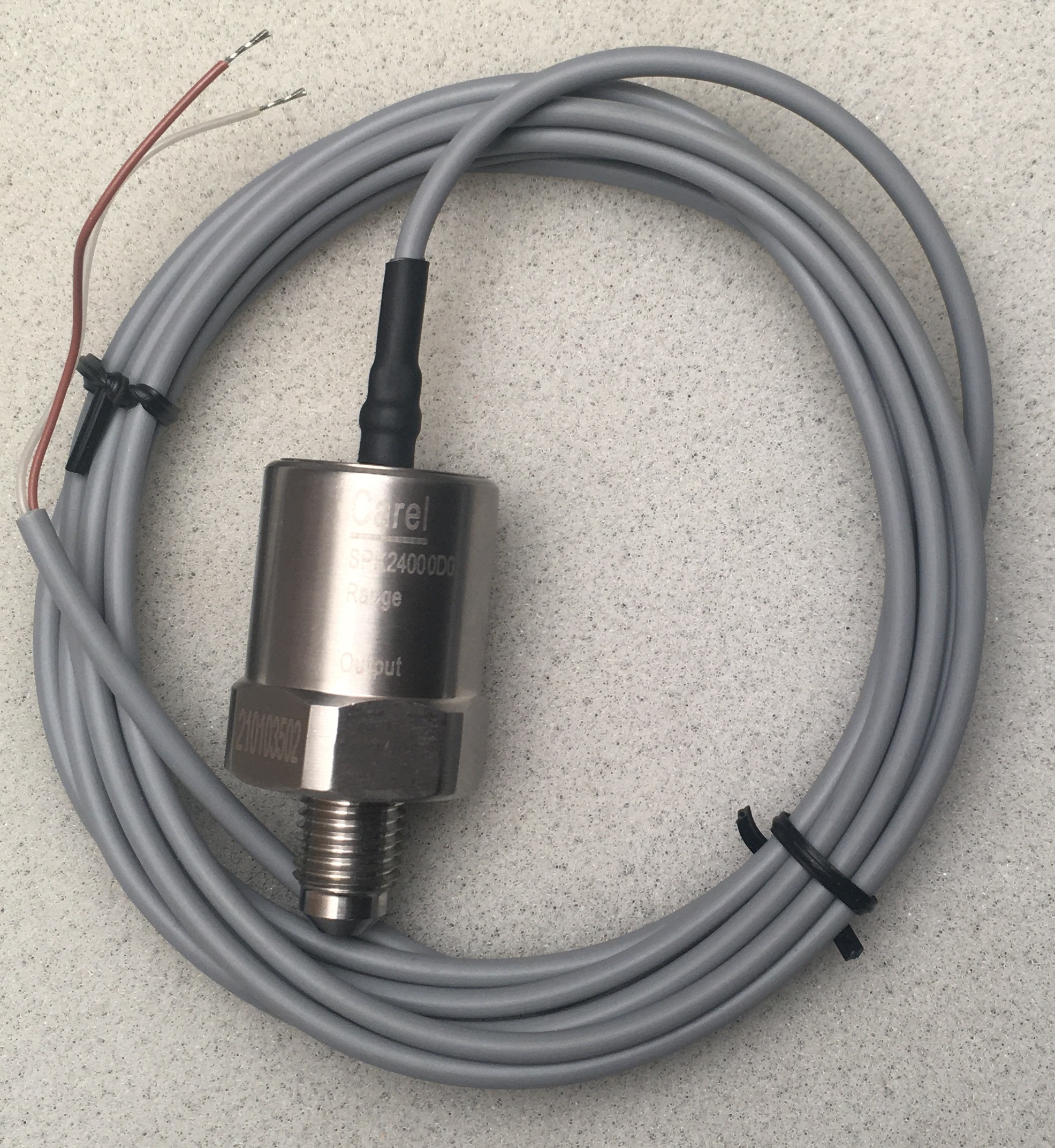 ДАТЧИК ДАВЛЕНИЯ CAREL PRESS.TRASD. 4-20MA, -1...24 BAR, D SERIE SEALED GAGE 8-28V, SPK24000D0