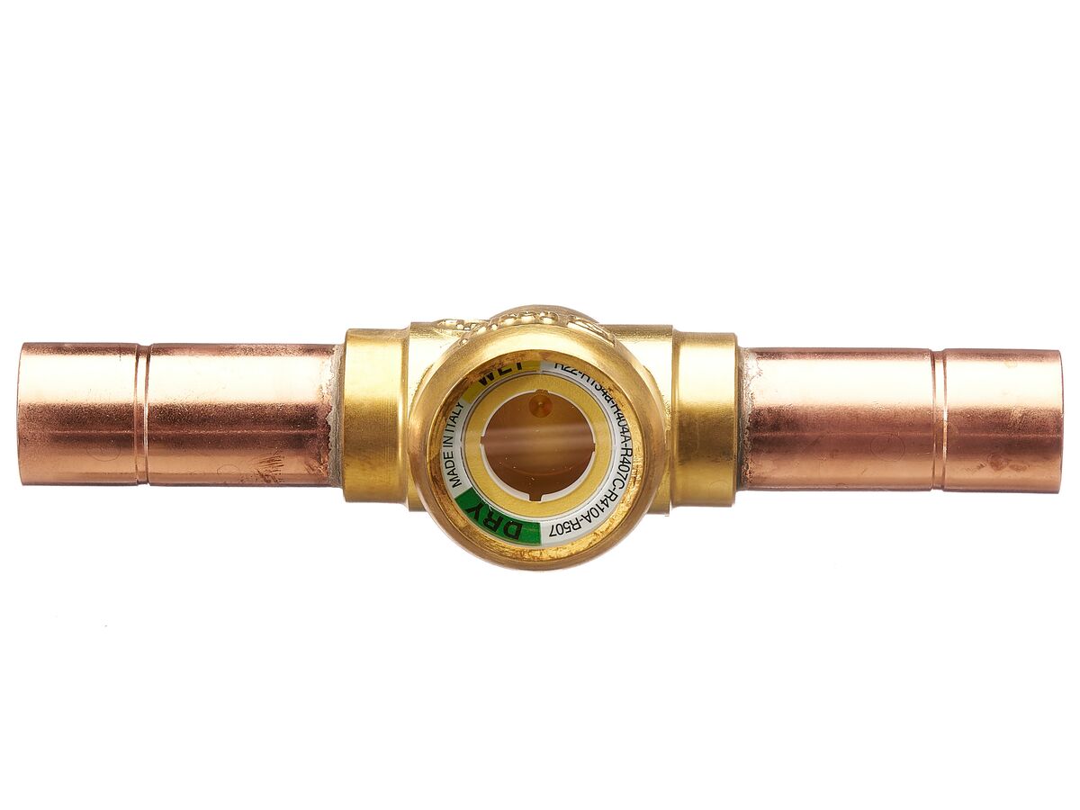 СМОТРОВОЕ СТЕКЛО CASTEL С ИНДИКАТОРОМ ВЛАЖНОСТИ Moisture Indicator 18 mm ODS, 3940/M18
