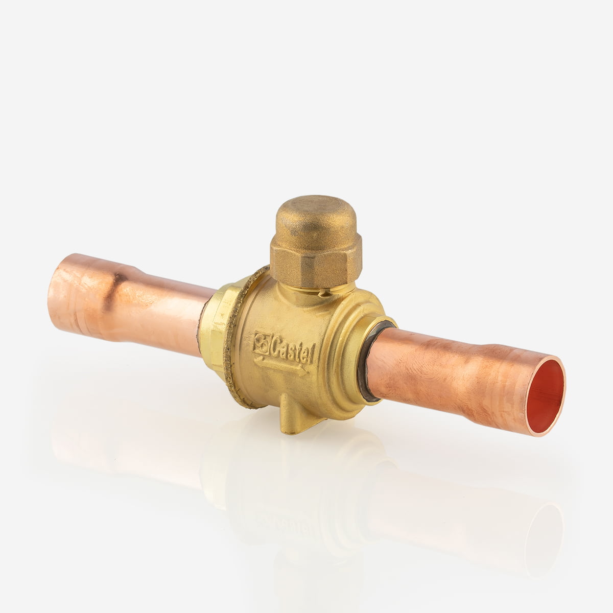 ШАРОВОЙ ВЕНТИЛЬ CASTEL, 42 mm ODS, Kv=86 м3/час, 6571/M42
