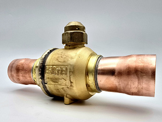 ШАРОВОЙ ВЕНТИЛЬ CASTEL, 2.1/8"-54mm ODS, Kv=214 м3/час, 6570/17