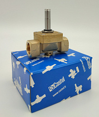 СОЛЕНОИДНЫЙ КЛАПАН БЕЗ КАТУШКИ CASTEL, G 1/2" FPT, Kv=2,7 м3/час, 1132/04s, Италия
