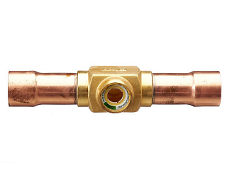 СМОТРОВОЕ СТЕКЛО CASTEL с индикатором влажности Moisture Indicator 1.1/8" ODS, 3940/9