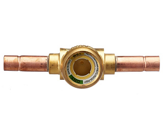 СМОТРОВОЕ СТЕКЛО CASTEL с индикатором влажности Moisture Indicator 3/8" ODS, 3940/3