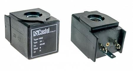 КАТУШКА ДЛЯ СОЛЕНОИДНОГО КЛАПАНА CASTEL Coil HM2 9100/RA2 24V 50/60Hz, 8W