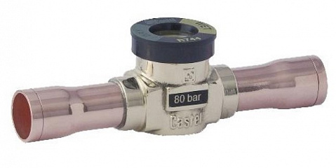 СМОТРОВОЕ СТЕКЛО CASTEL С ИНДИКАТОРОМ ВЛАЖНОСТИ Moisture Indicator CO2 PS=80bar 10mm ODS, 3740E/M10
