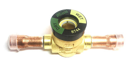 СМОТРОВОЕ СТЕКЛО CASTEL С ИНДИКАТОРОМ ВЛАЖНОСТИ Moisture Indicator CO2 PS=120bar 1/2"ODS, 3747E/4