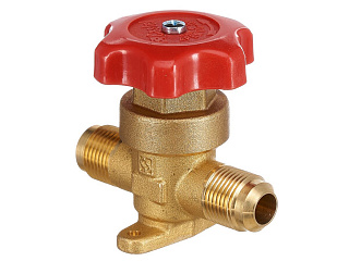 *ВЕНТИЛЬ ЗАПОРНЫЙ CASTEL Diaphragm Valve 1/4" Flare, 6210/2