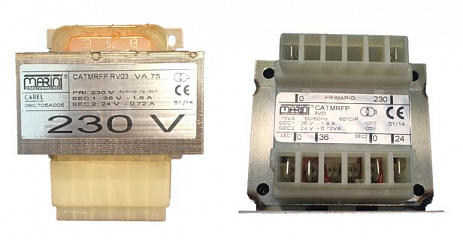 ТРАНСФОРМАТОР CAREL, 230/24 VAC, 36 VA, FOR UU01FD***0